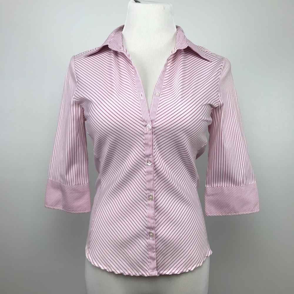 Pink Stripped Button Down
